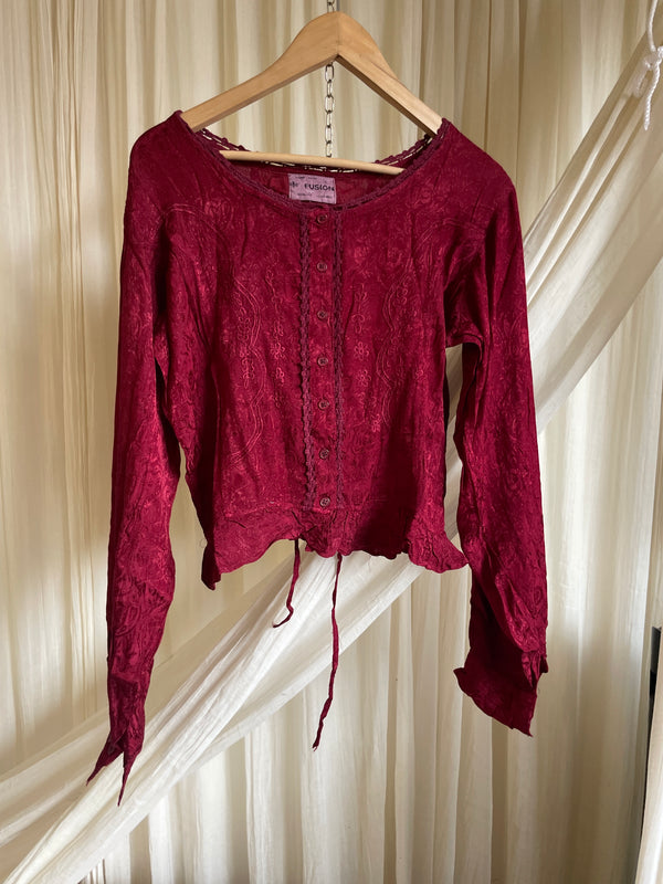 Jacquard blouse