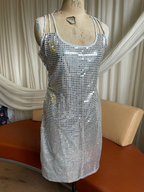 Taylor Swift Silver Dress