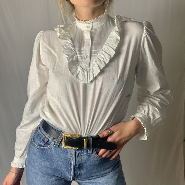 Alma Frilly Blouse