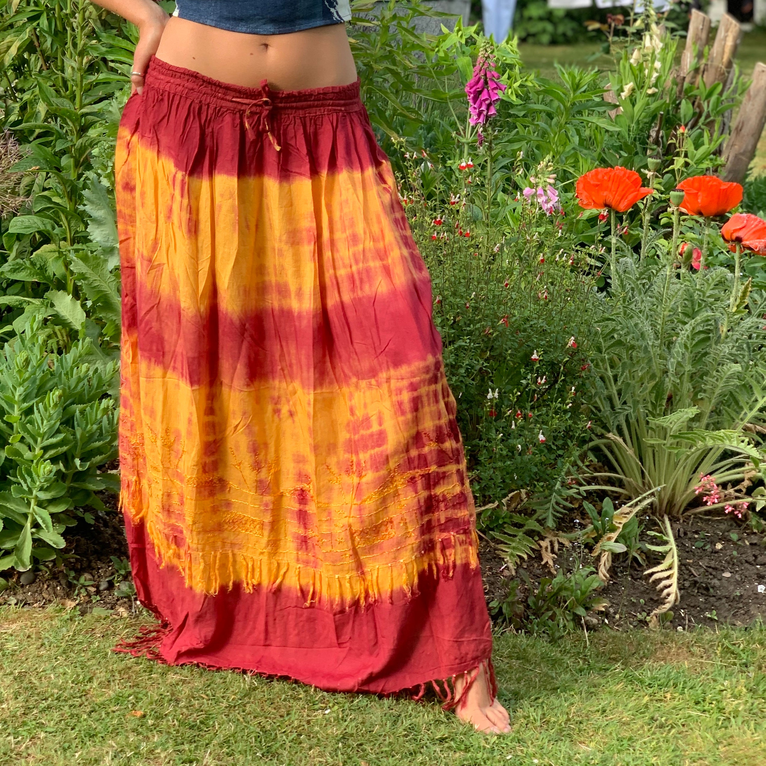 Tie dye outlet skirt 60