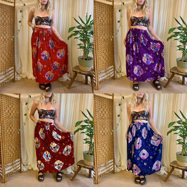 Yunas Tie Dye Skirt (Multi)