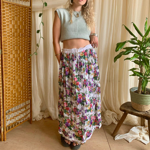 Floral Maxi Skirt