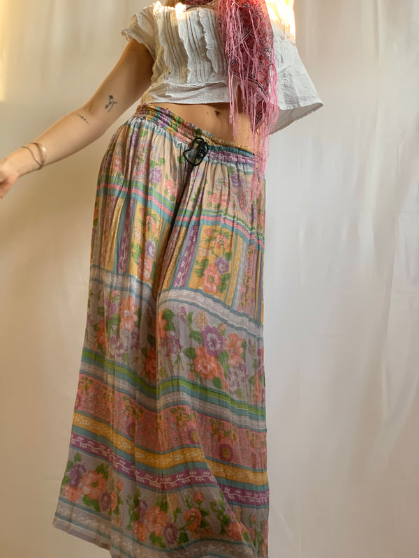 Crinkle Maxi Skirt