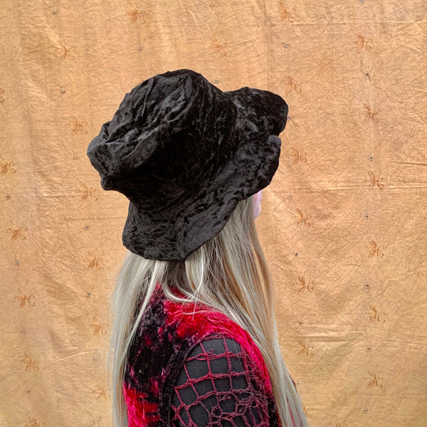 Crushed Velvet Bucket Hat